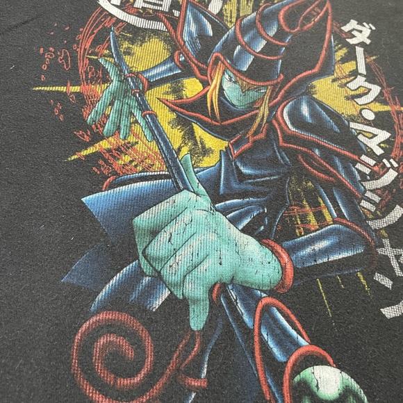 Vintage 90s Yugioh Dark Magician anime graphic tee - Picture 4 of 16